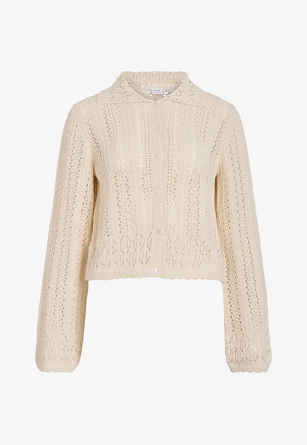 Vila - Cardigan viHanne L/S Knit - Beige