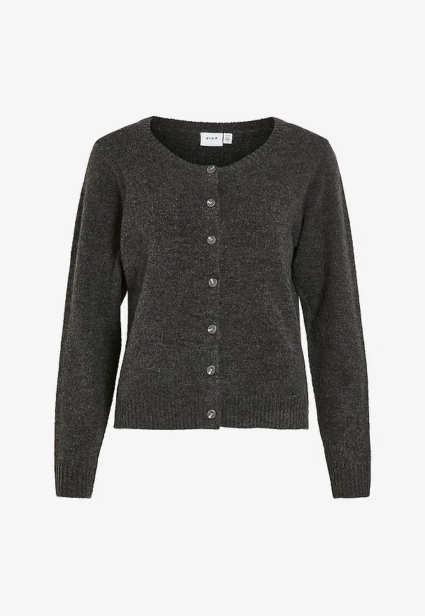 Vila - Cardigan viHeidi L/S - Grå