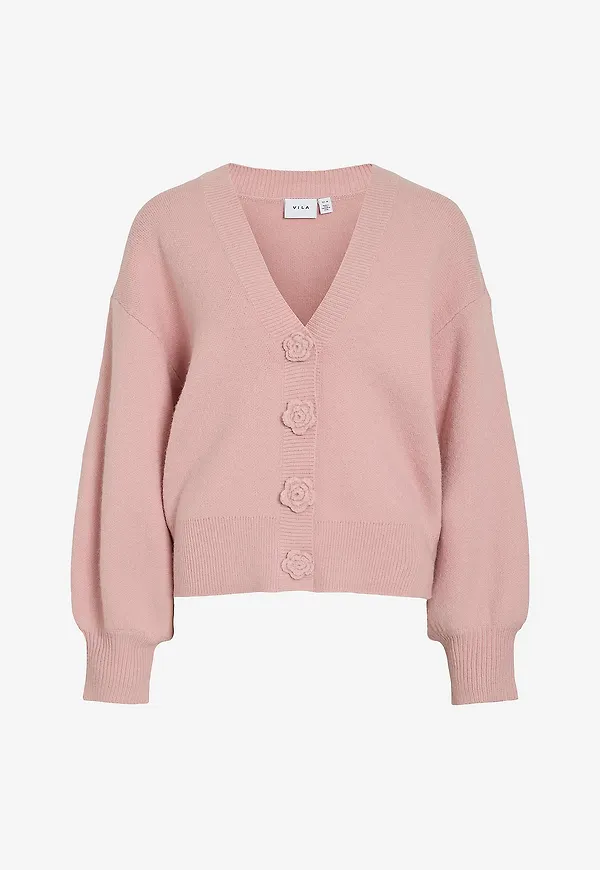 Vila - Cardigan ViRadia L/S Rose - Rosa