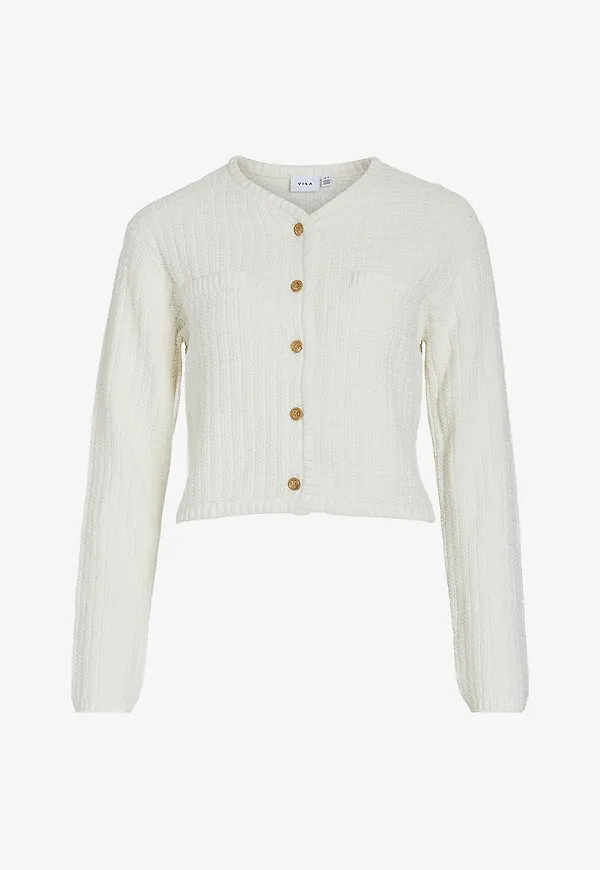 Vila - Cardigan viTut L/S Cardigan - Beige