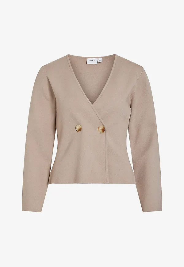 Vila - Cardigan viZarah Knit - Beige