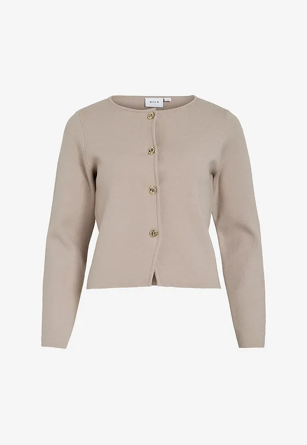 Vila - Cardigan viZarah L/S - Grå