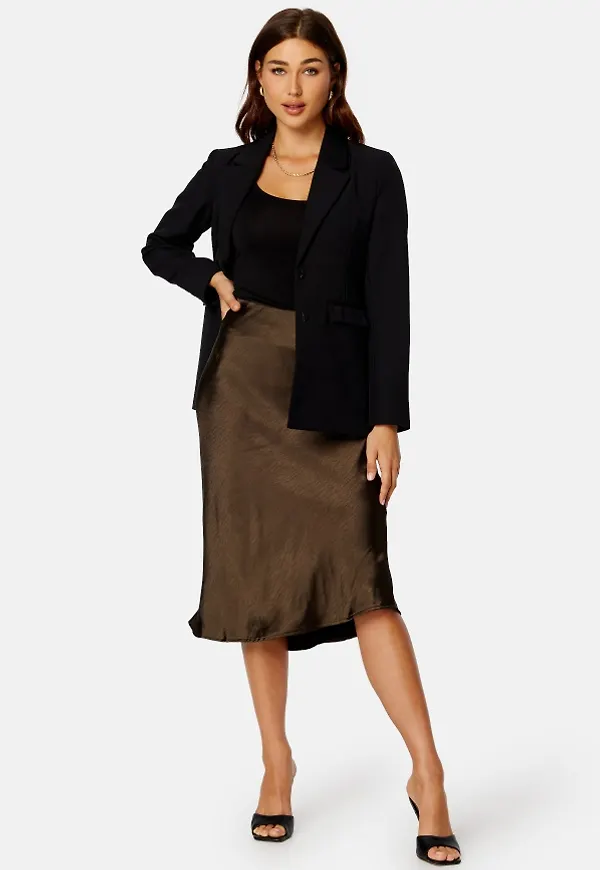 VILA Dinna HW Skirt Demitasse 40