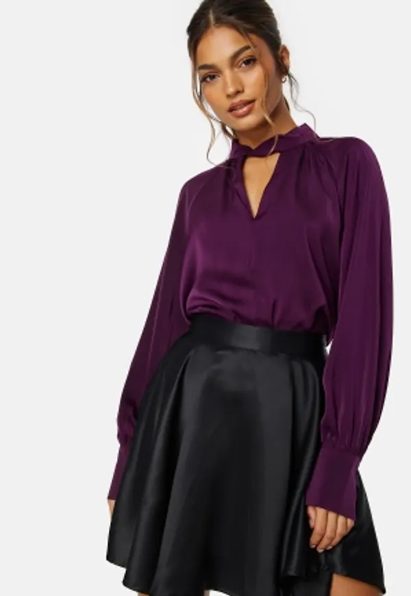 VILA Elma Halterneck L/S Top Winter Bloom 34