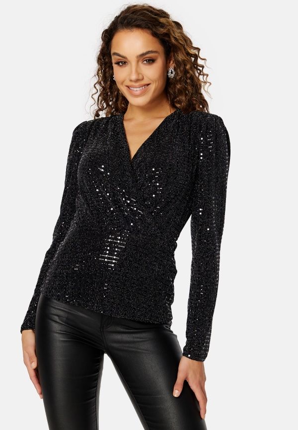 VILA Feste L/S Top Black M