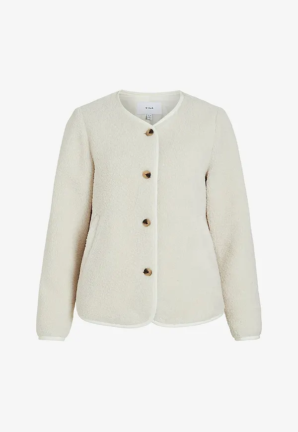Vila - Jacka viAda Teddy Jacket - Beige