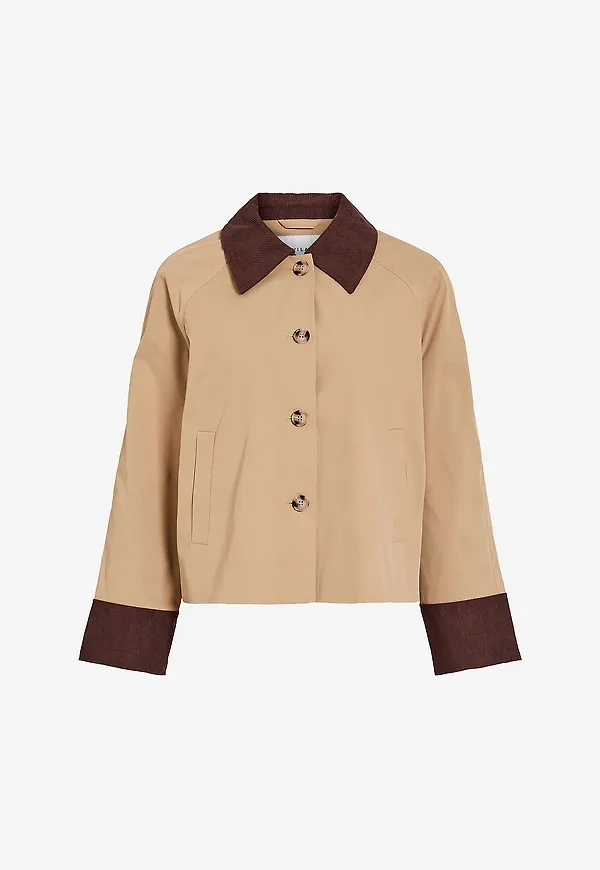 Vila - Jacka viEmelie L/S - Beige