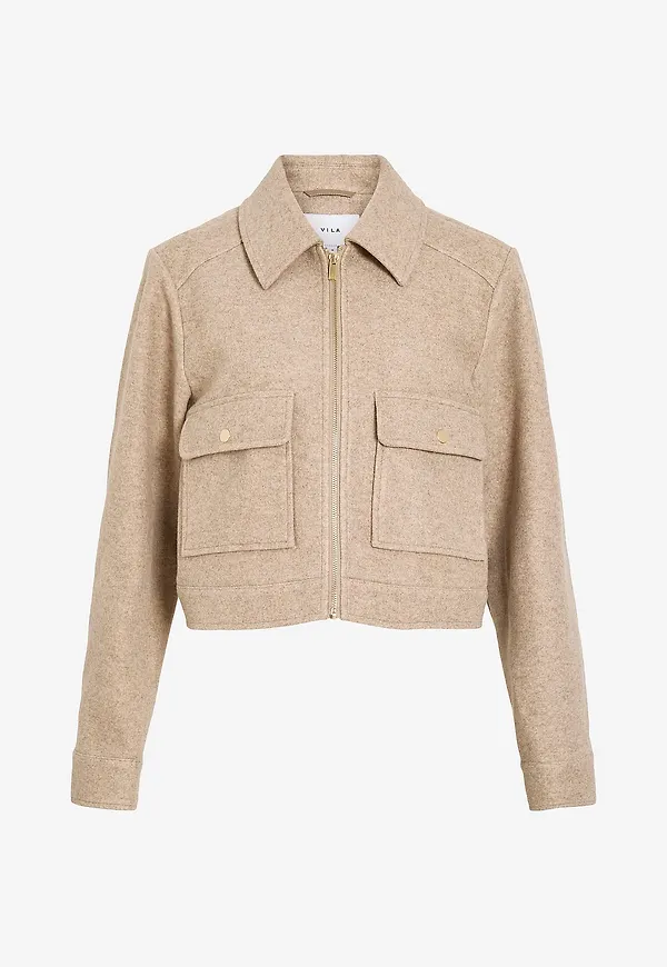 Vila - Jacka viJane Juice L/S - Beige