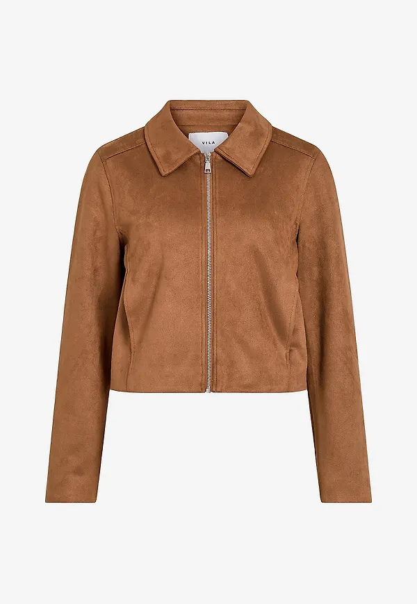 Vila - Jacka viMoody Fake Suede - Natur
