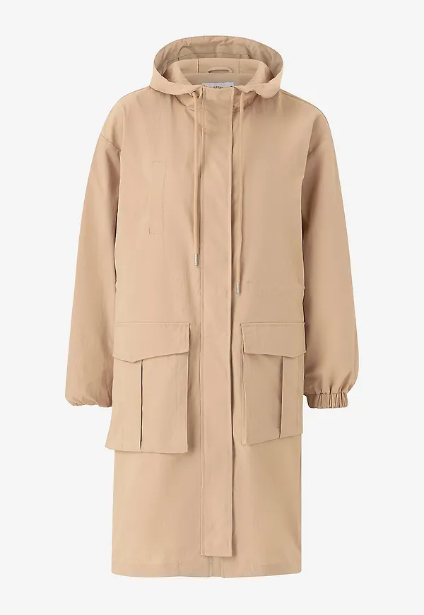 Vila - Jacka viSiliana Long Parka Jacket - Beige