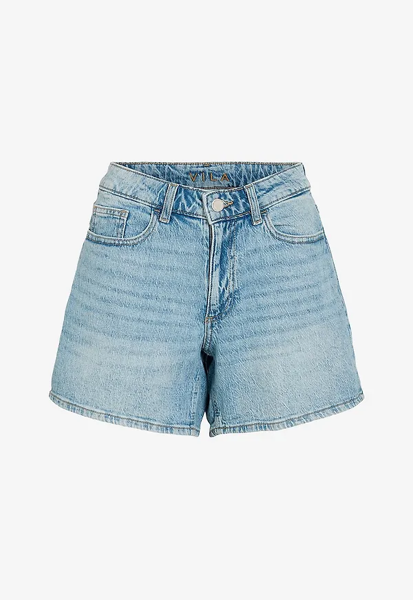 Vila - Jeansshorts viJaf RW - Blå