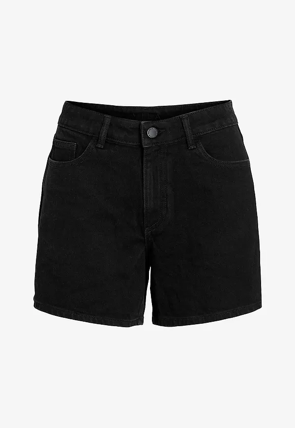 Vila - Jeansshorts viJaf RW - Svart