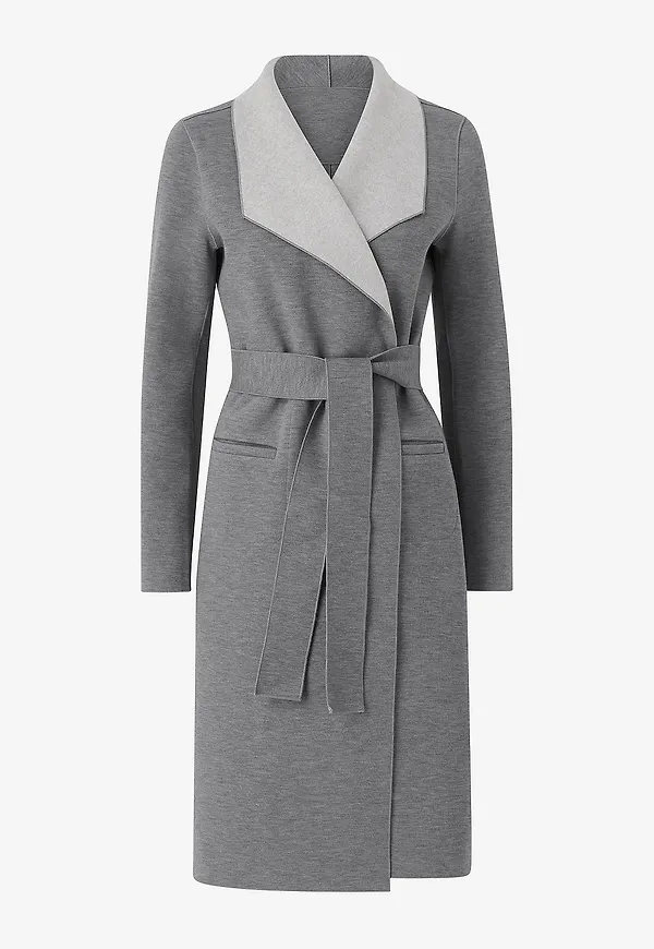 Vila - Kappa viJuice Coat - Grå