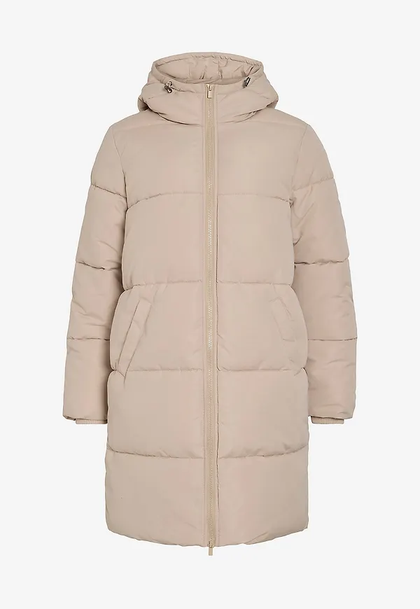 Vila - Kappa viTrust Long Jacket/4 - Grå