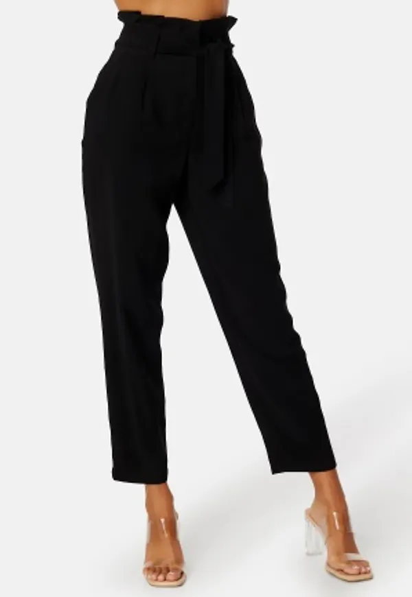 VILA Kaya HW 7/8 Pants Black 40