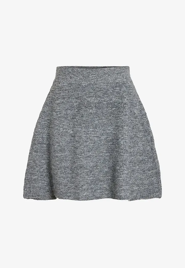 Vila - Kjol viJayla Knit Skirt - Grå