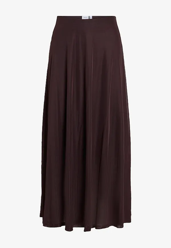 Vila - Kjol viKarfa HW Midi Skirt - Brun