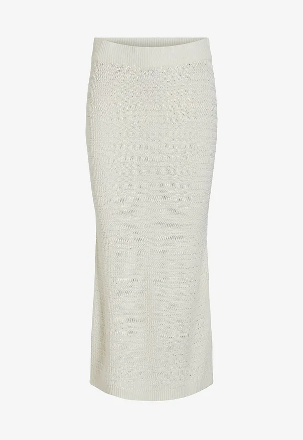 Vila - Kjol viMargot Midi Knit Skirt - Vit