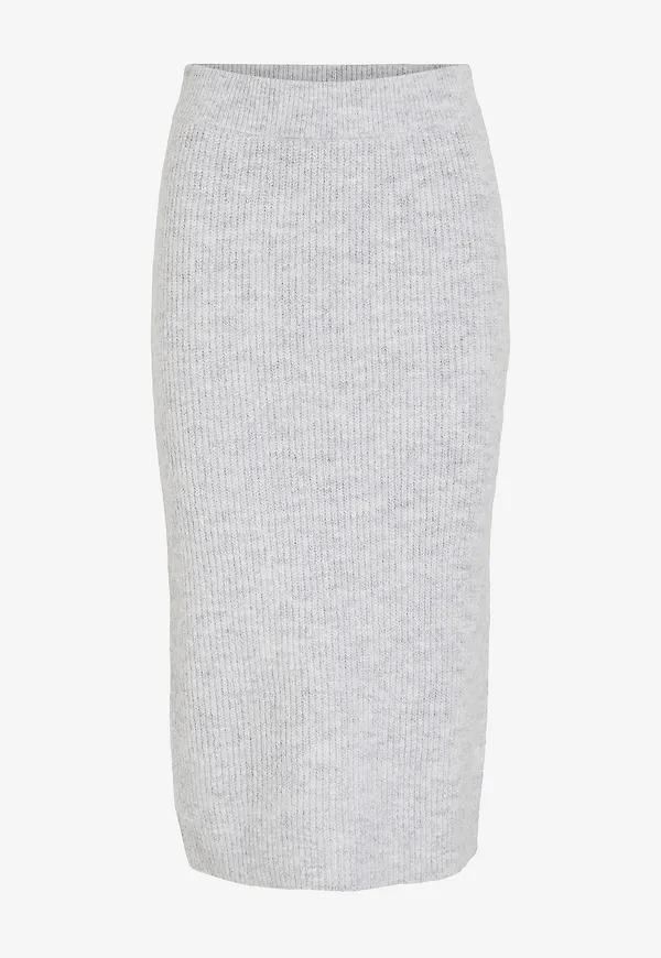 Vila - Kjol viRetta Pencil Knit - Grå