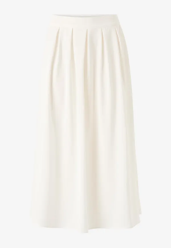 Vila - Kjol viSalini Midi Skirt - Vit