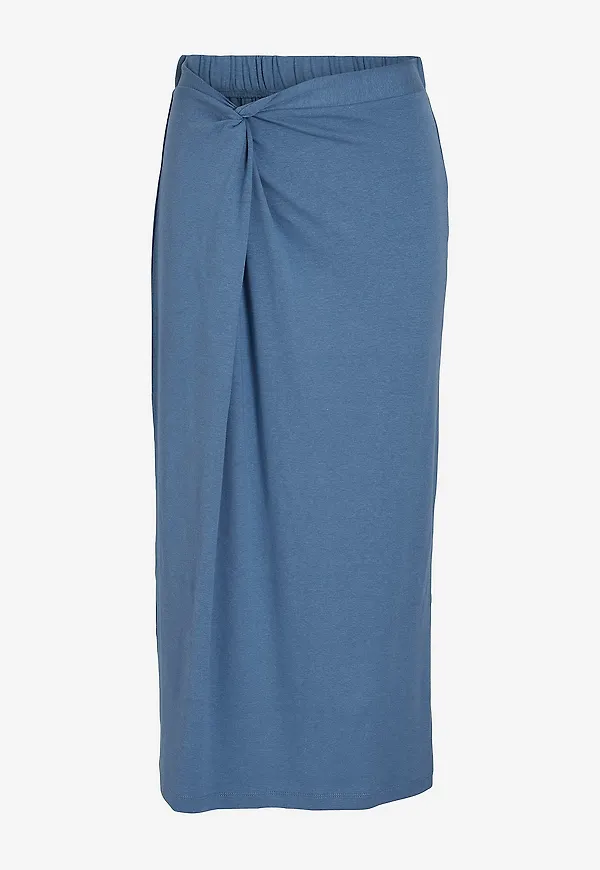 Vila - Kjol viVase HW Midi Skirt - Blå