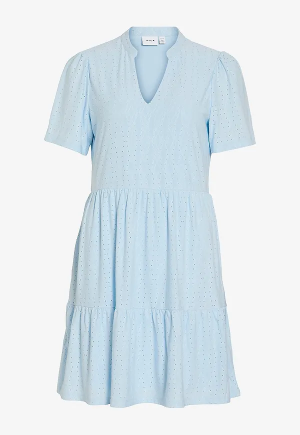 Vila - Klänning viBelli V-neck - Blå