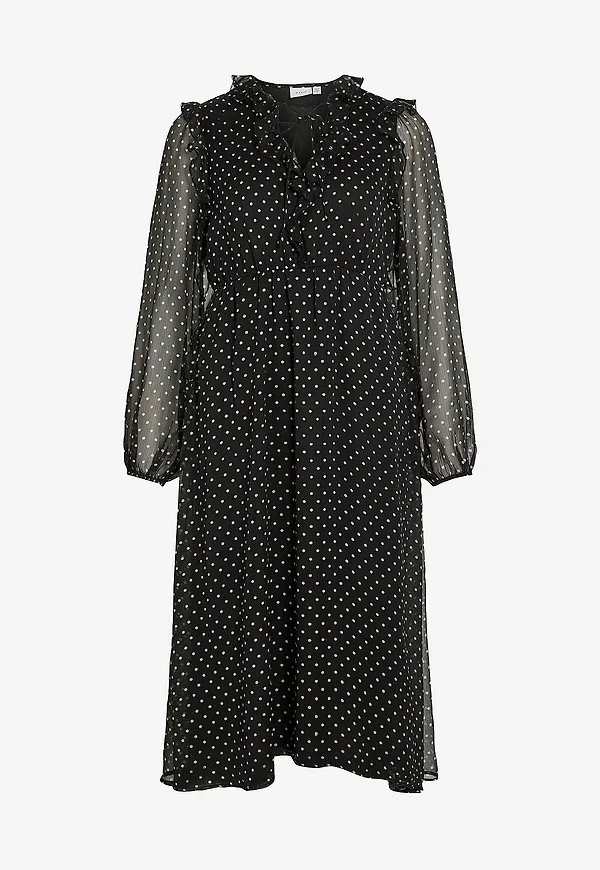 Vila - Klänning viHarley L/S Midi - Svart