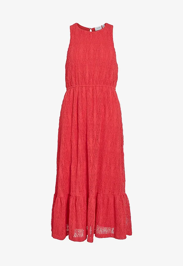 Vila - Klänning viMusera Open O-neck - Röd
