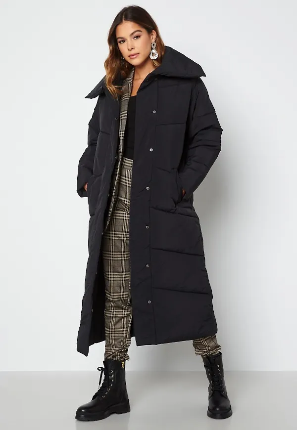 VILA Louisa Padded Coat Black 38