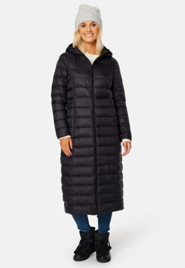 VILA Manya Long Down Jacket Black 34
