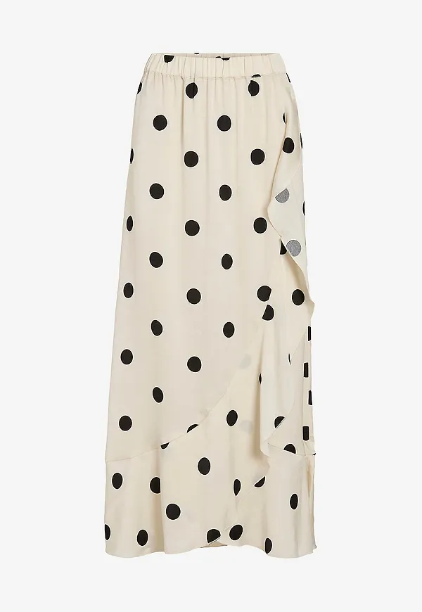 Vila - Maxikjol viClaire HW Flounch - Beige