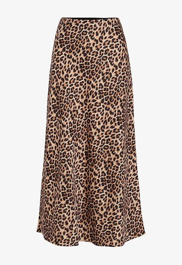 Vila - Maxikjol viEllette HW Long Skirt - Natur