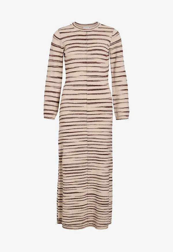 Vila - Maxiklänning viAlaina O-neck - Beige