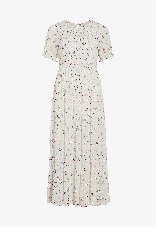 Vila - Maxiklänning viGreis O-neck - Vit