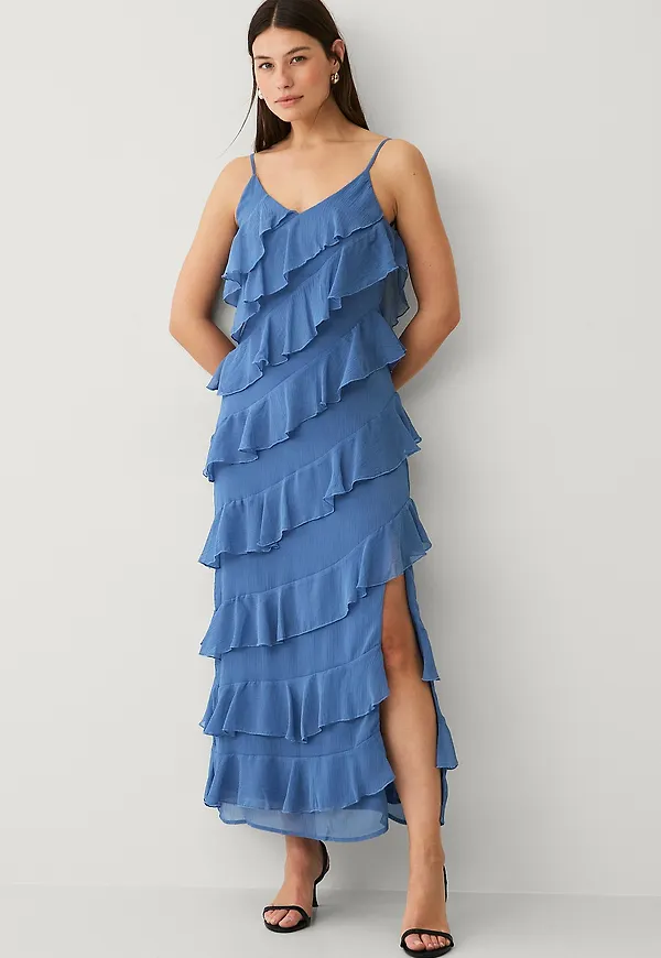 Vila - Maxiklänning viLuna Strap Ankle Dress - Blå