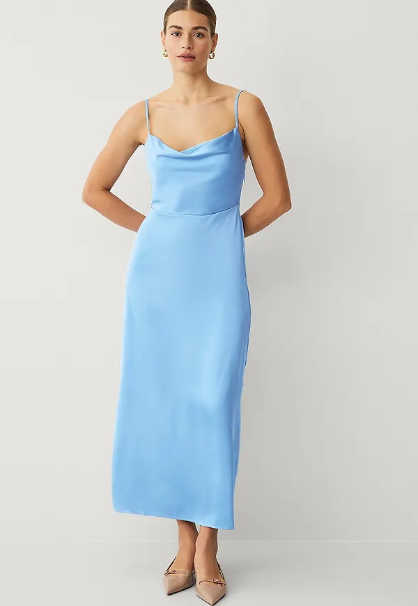 Vila - Maxiklänning viRavenna Strap Ankle Dress - Blå