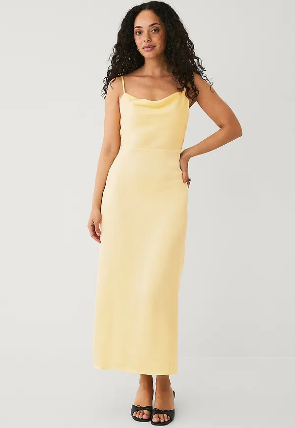 Vila - Maxiklänning viRavenna Strap Ankle Dress - Gul