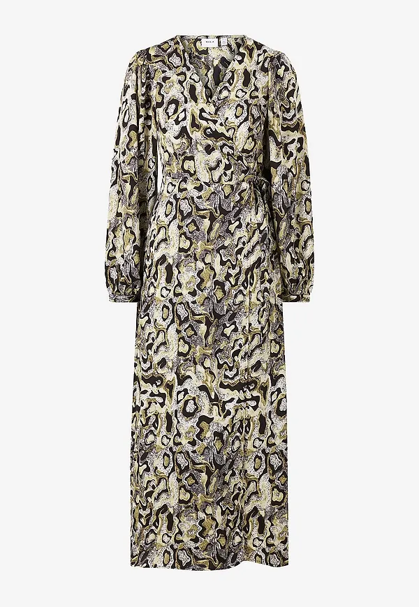 Vila - Maxiklänning viSafir L/S Dress - Svart
