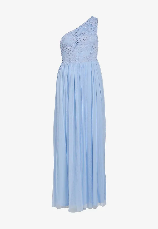 Vila - Maxiklänning viUlricana Oneshoulder Maxi Dress - Blå