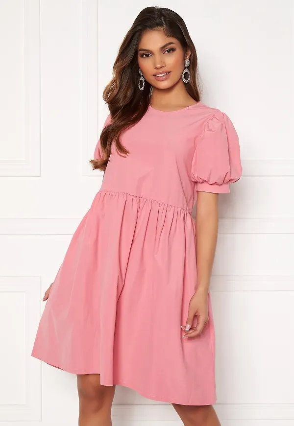 VILA Medusa S/S Dress Wold Rose L