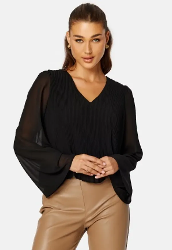VILA Odilla L/S Top Black 44