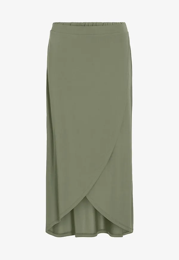 Vila - Omlottkjol viModala HW Wrap Skirt - Grön