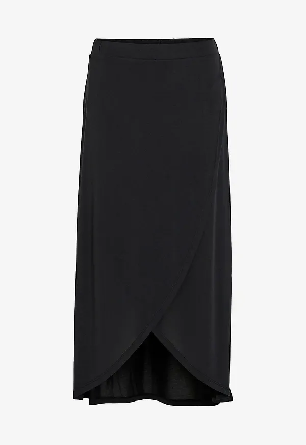 Vila - Omlottkjol viModala HW Wrap Skirt - Svart