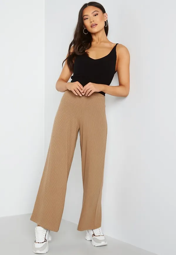 VILA Ribbi Pants Tigers Eye L