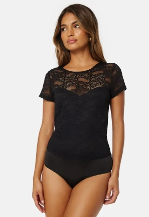 VILA Sala S/S Bodystocking Black XS