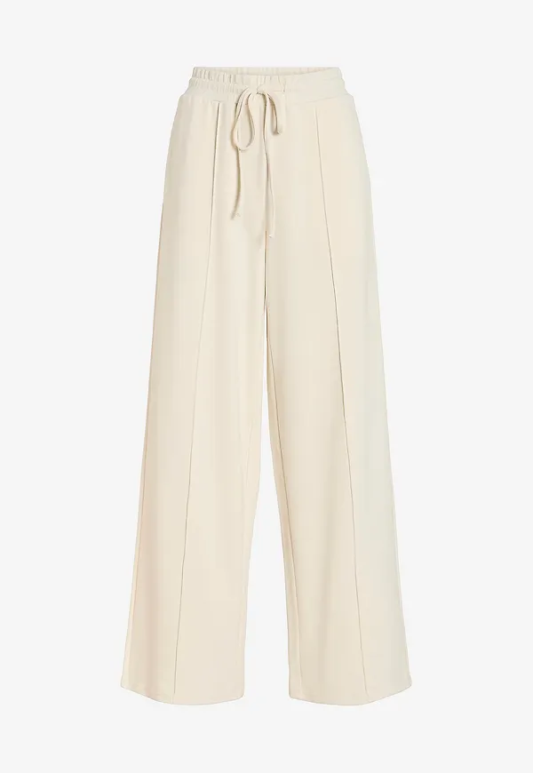 Vila - Sweatpants Vitelana HW Wide Sweat - Beige