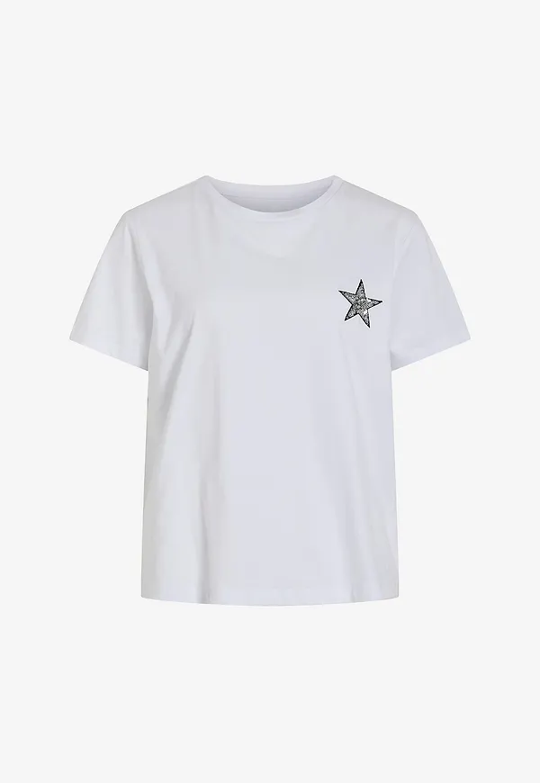 Vila - T-shirt viEllie S/s - Vit