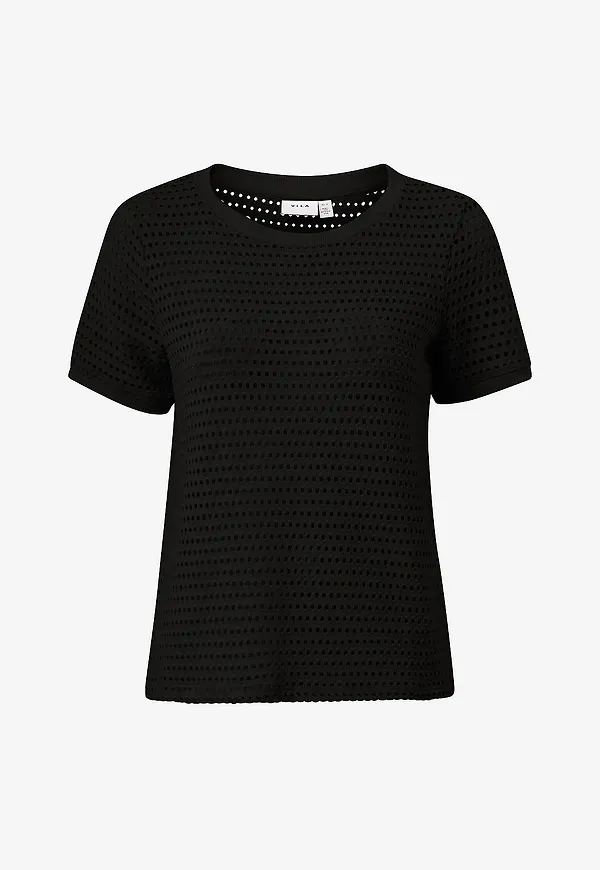 Vila - Topp viAdella S/S Top - Svart