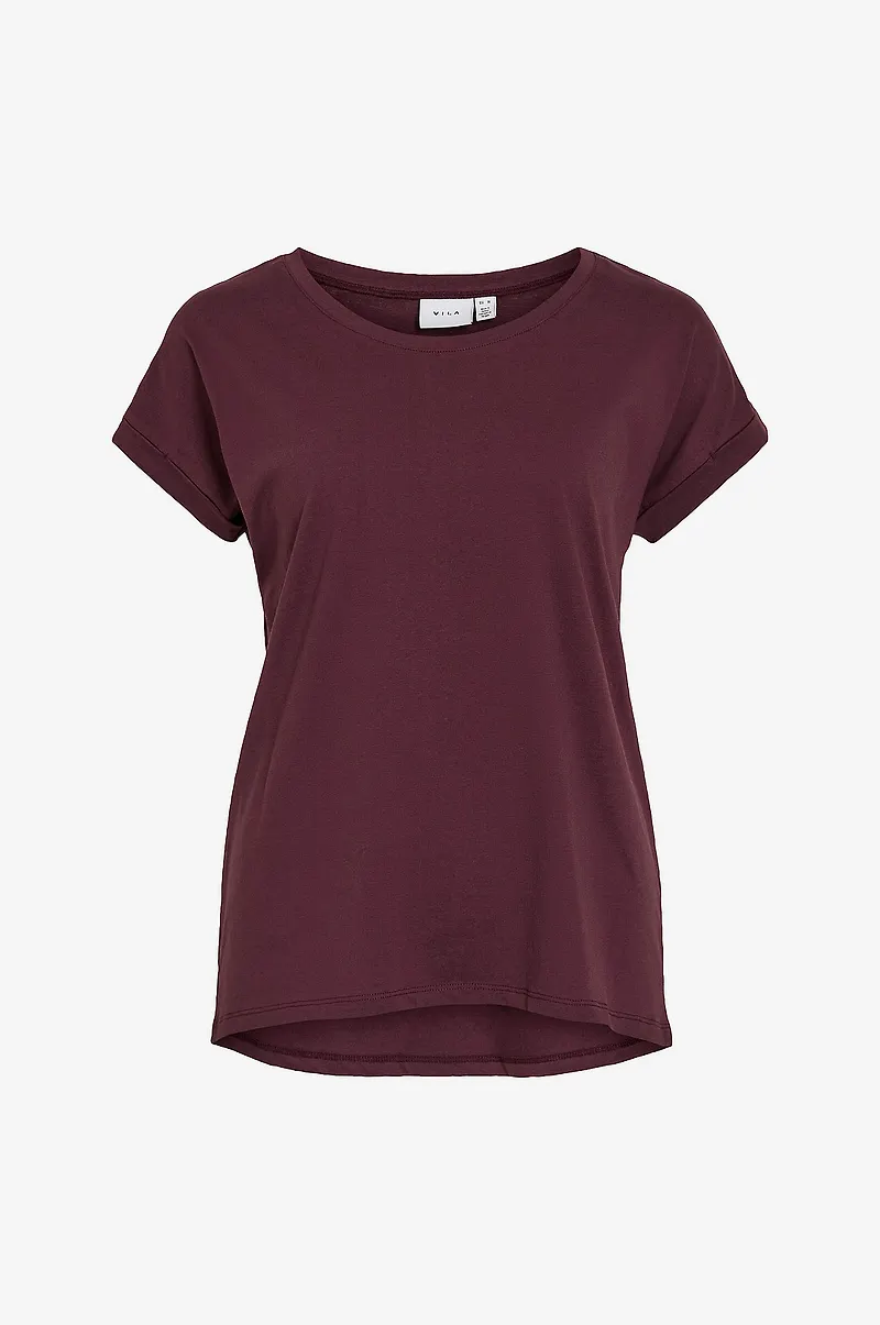 Vila - Topp viDreamers New Pure T-shirt - Röd