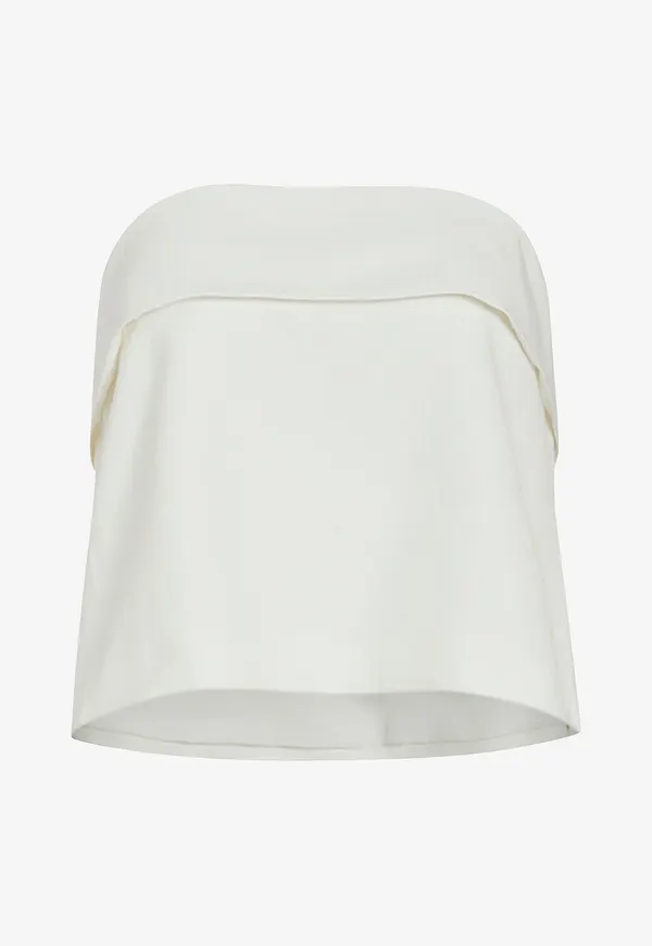 Vila - Topp viGery Bandeau Short - Vit